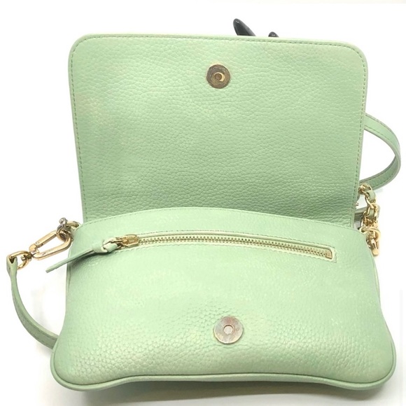 TORY BURCH KEY LIME CROSS BODY WITH GOLD HARDWARE - Picture 5 of 6